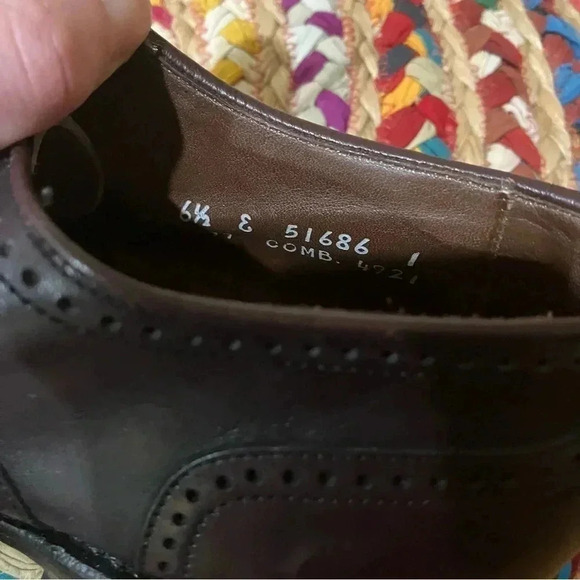 Allen Edmonds  Marlow dark brown Oxford shoes - Picture 2 of 8